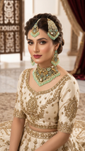 JW690 - Mint Pearl Statement Jewelry Set for Women's Elegant Fashion